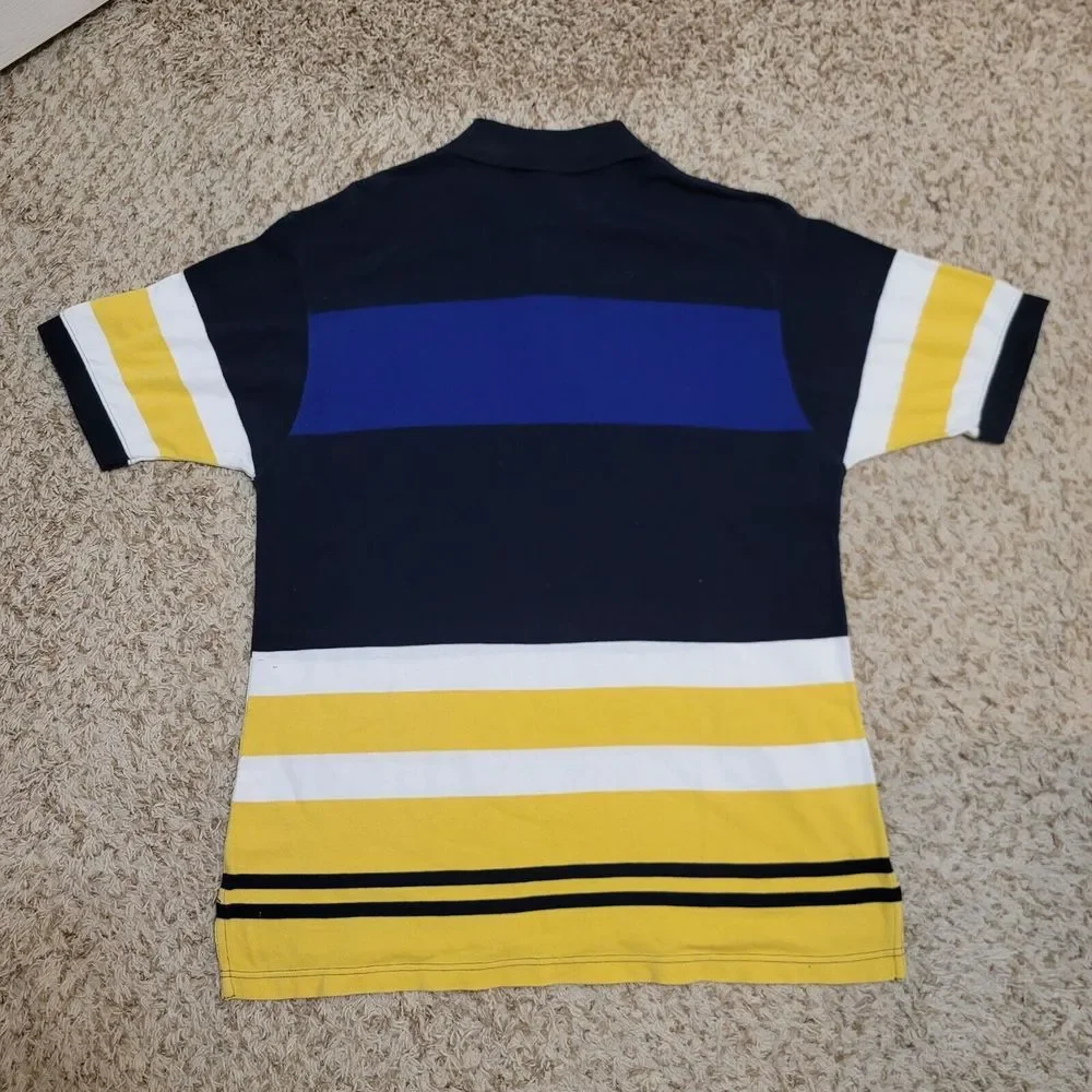 Chaps Ralph‎ Lauren Multicolor Large Stripe Polo Men's Size L